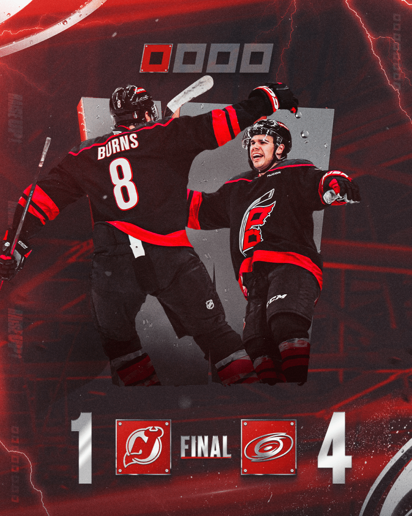 NHL 2024/25 Playoffs: Hurricanes Start Strong
